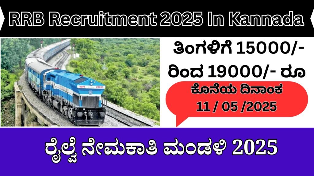 RRB Recruitment 2025 In Kannada