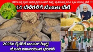 2025 ರಲ್ಲಿ ರೈತರ ಅಭಿವೃದ್ಧಿಗೆ ಬಂಪರ್ ಗಿಫ್ಟ್: ಪ್ರತಿಯೊಬ್ಬನಿಗೂ ಕೃಷಿ ಬೆಂಬಲ ಬೆಲೆ !!!