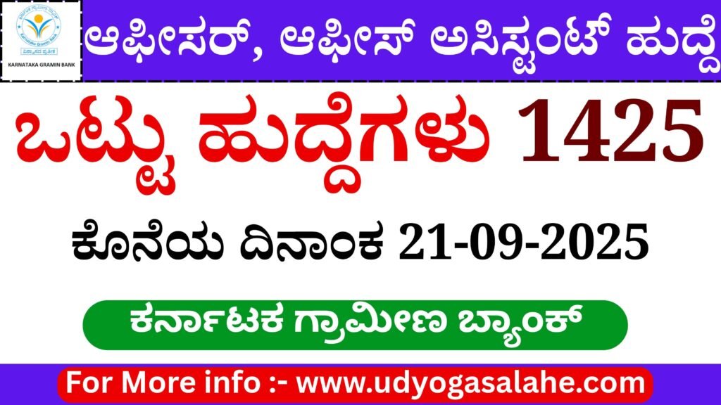 Karnataka Gramin Bank Recruitment