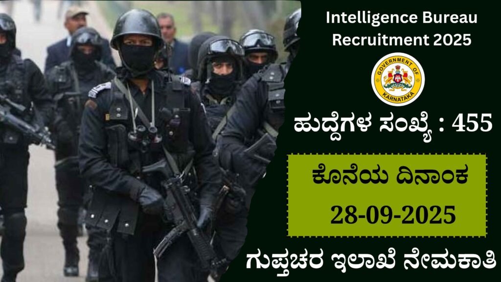 Intelligence Bureau Recruitment