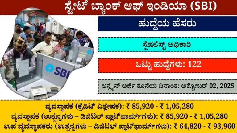 SBI Recruitment 2025 Apply Online
